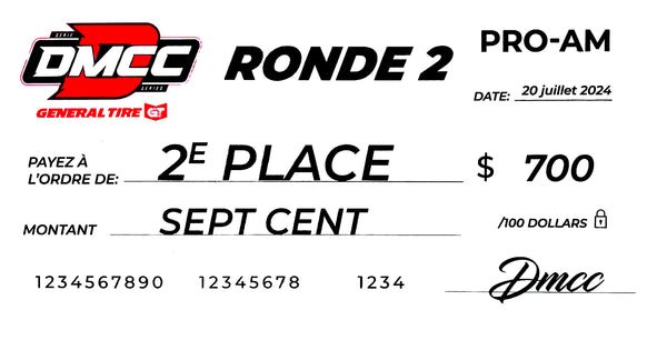 Photo du prix : DMCC PRO-AM - Round 2