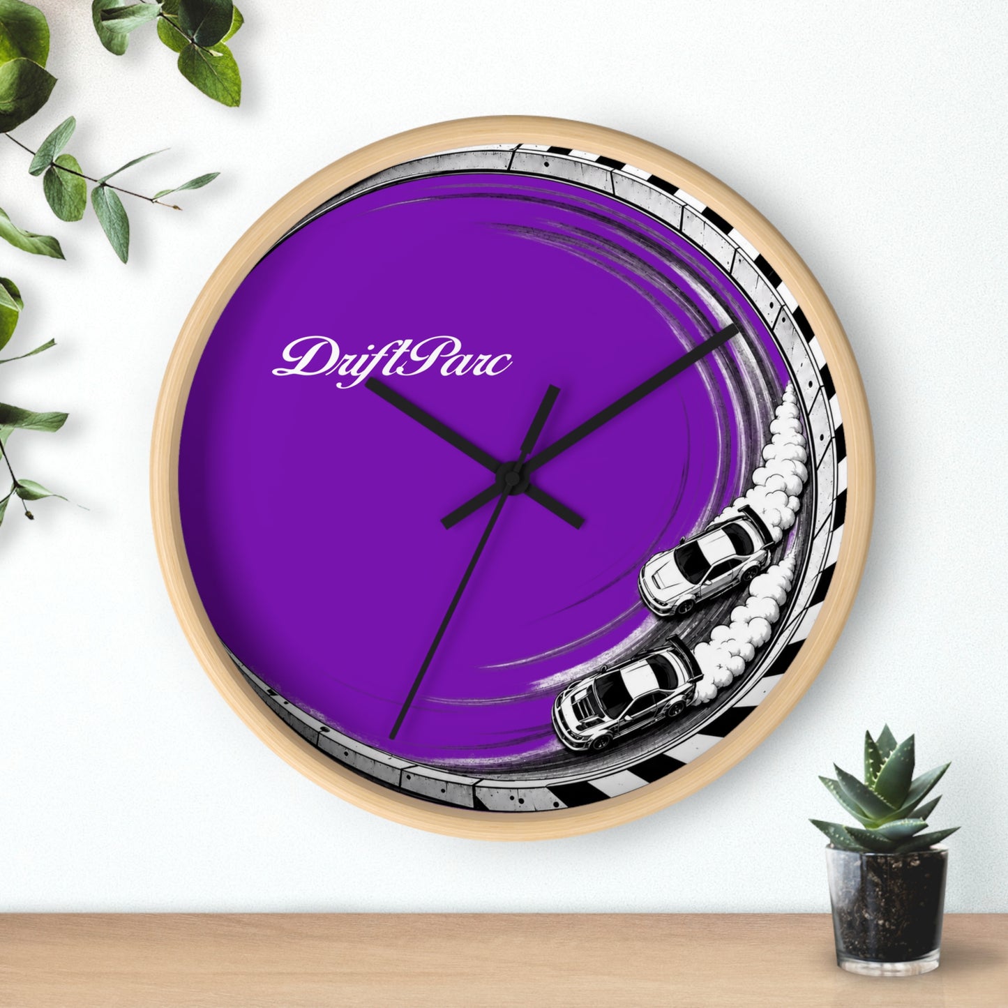 Horloge Murale DriftParc (Logo Blanc)