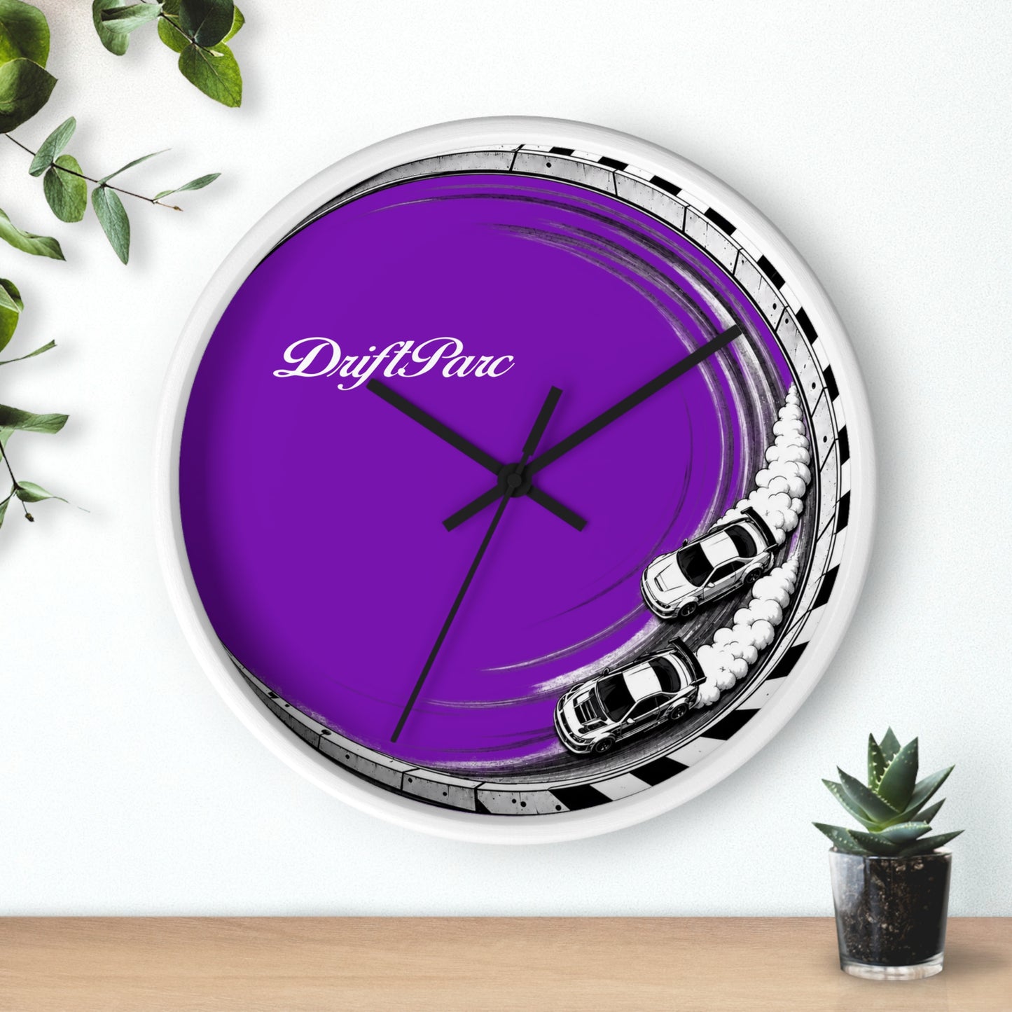 Horloge Murale DriftParc (Logo Blanc)
