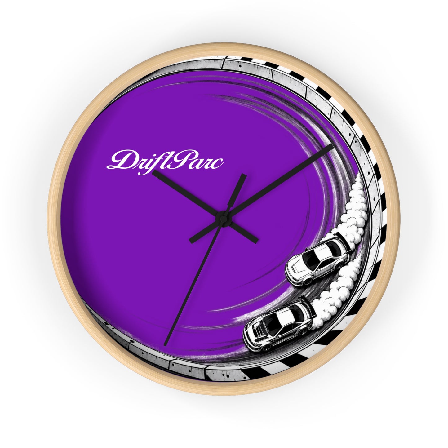 Horloge Murale DriftParc (Logo Blanc)