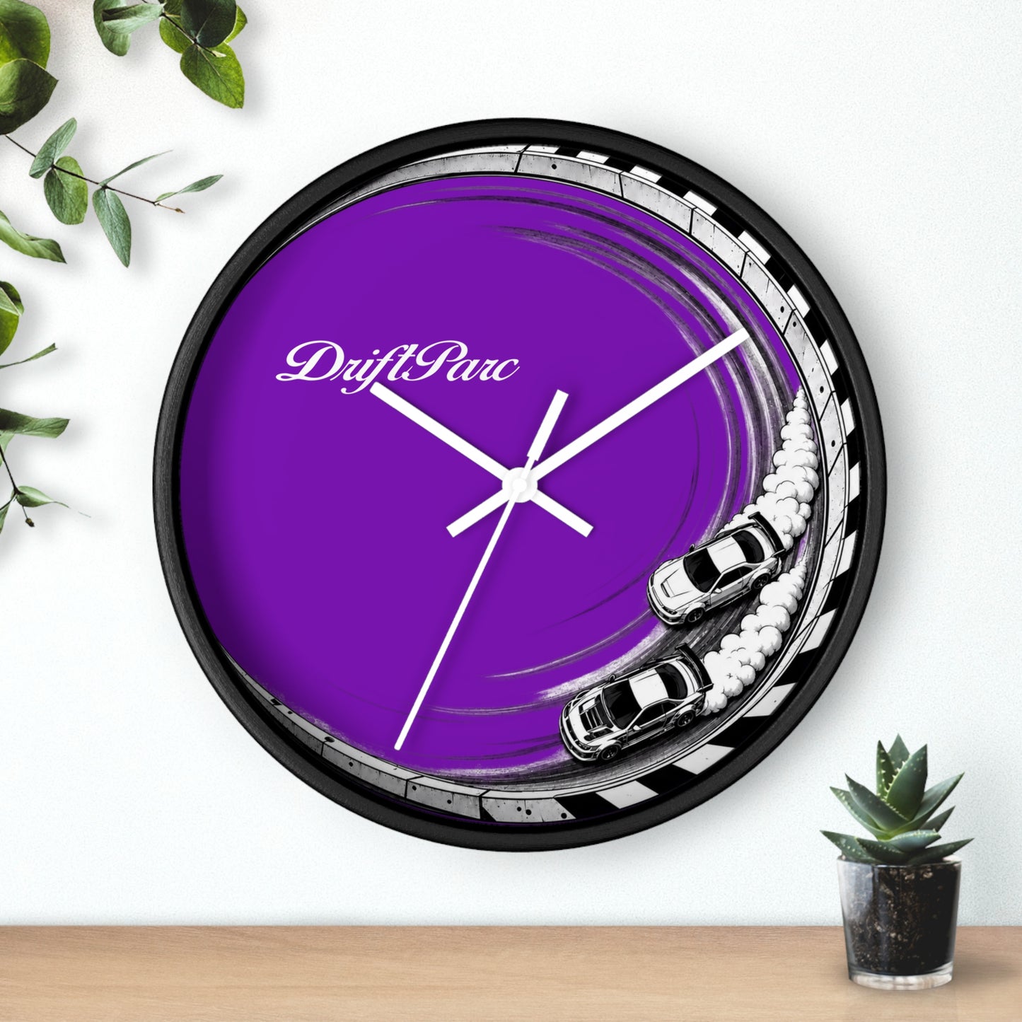 Horloge Murale DriftParc (Logo Blanc)