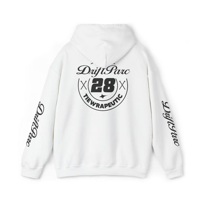 Hoodie DriftParc Team 28 Blanc