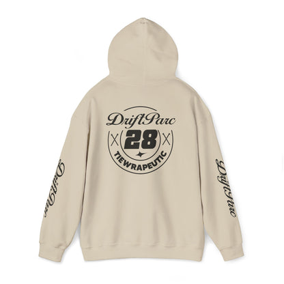 Hoodie DriftParc Team 28 Blanc