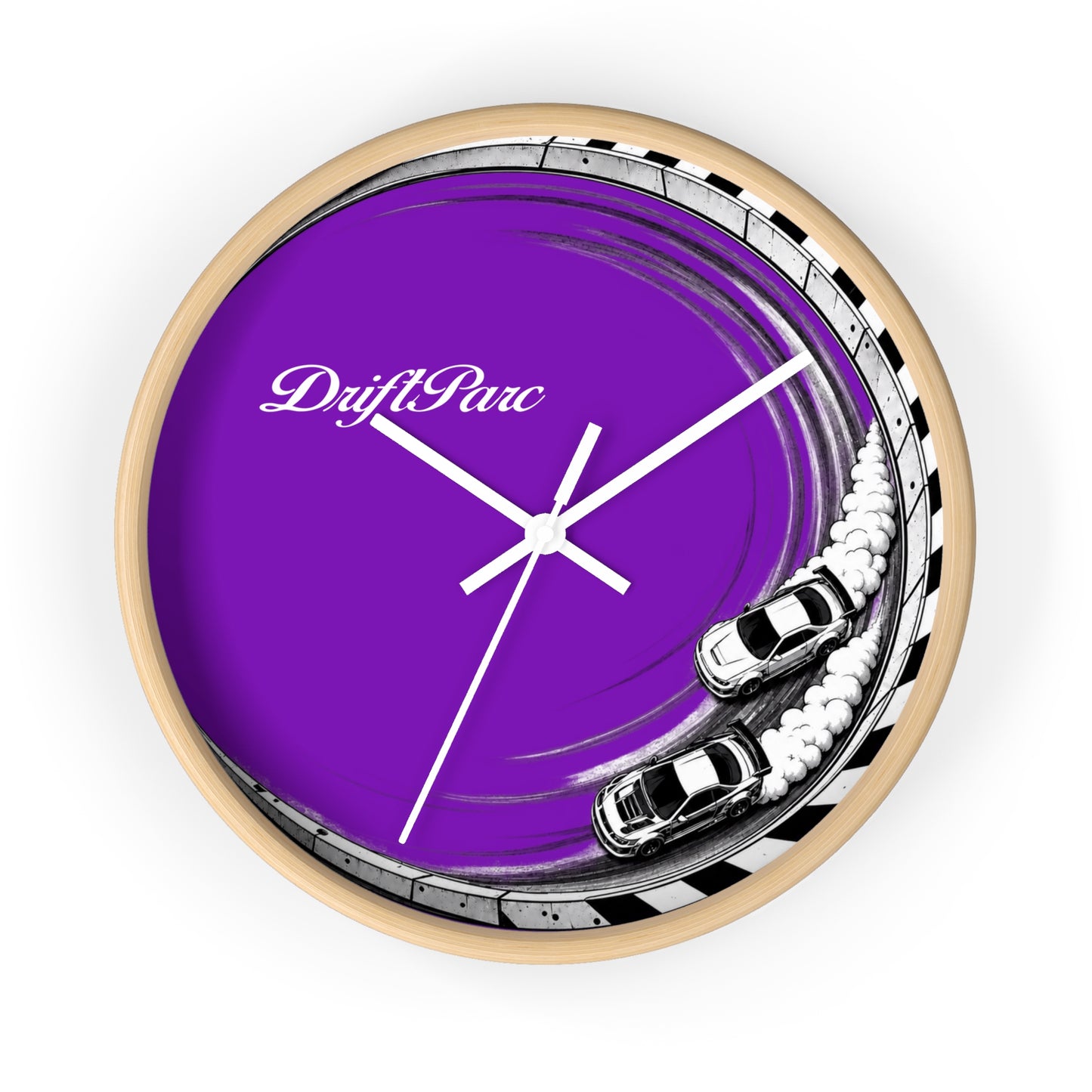 Horloge Murale DriftParc (Logo Blanc)