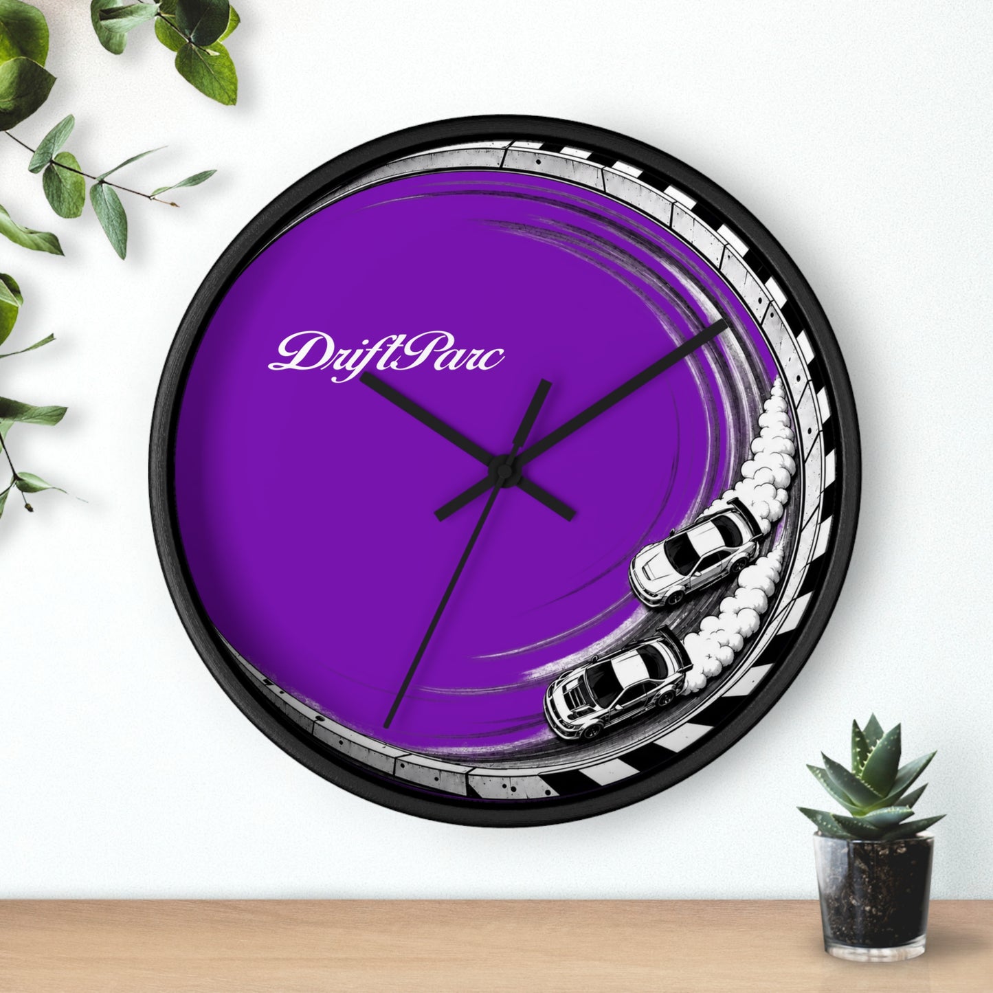 Horloge Murale DriftParc (Logo Blanc)