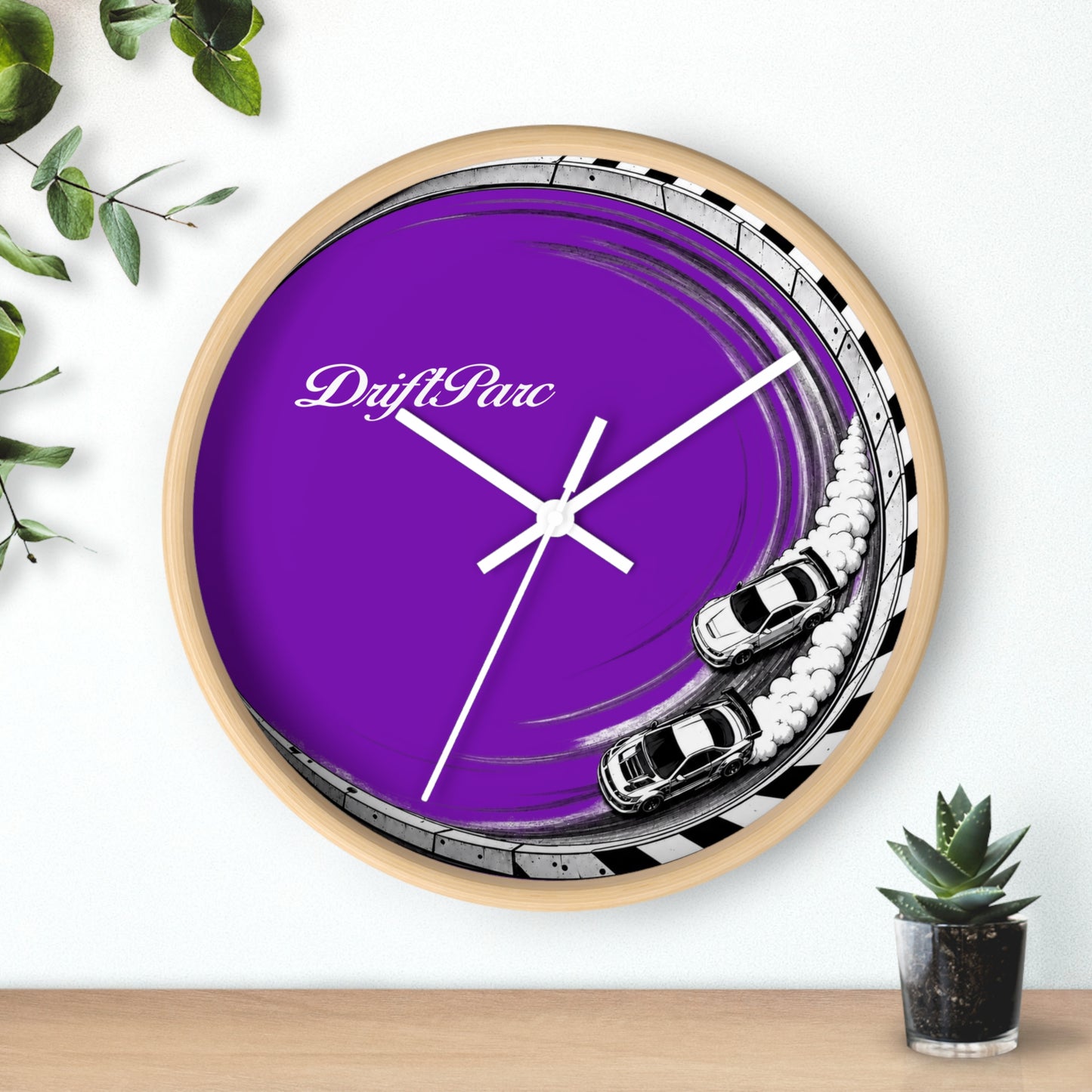 Horloge Murale DriftParc (Logo Blanc)