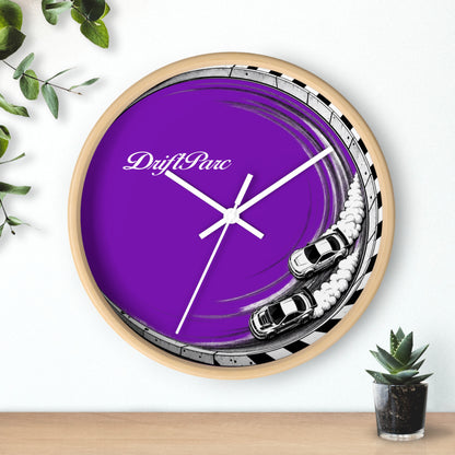 Horloge Murale DriftParc (Logo Blanc)