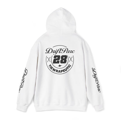 Hoodie DriftParc Team 28 Blanc