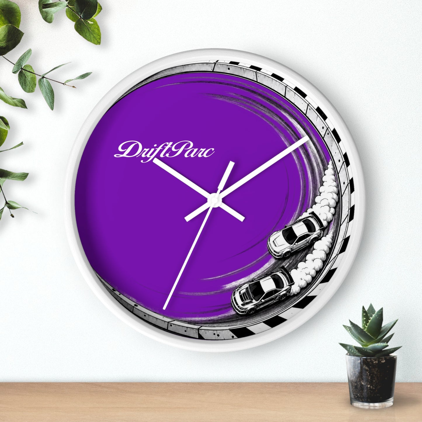 Horloge Murale DriftParc (Logo Blanc)