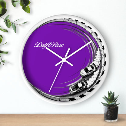 Horloge Murale DriftParc (Logo Blanc)